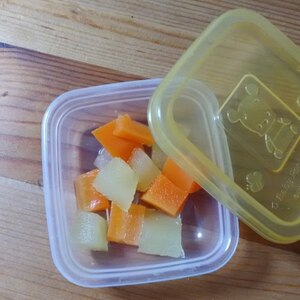 離乳食後期 りんごと人参のレモン煮 レシピ 作り方 By みくんぽたろう 楽天レシピ